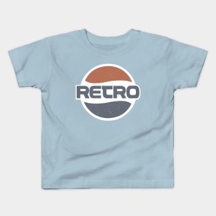 Retro logo for nostalgic 70s and 80s style Kids T-Shirt